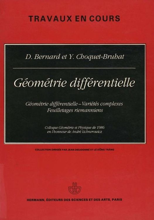 Produktbild: G&eacute;om&eacute;trie diff&eacute;rentielle