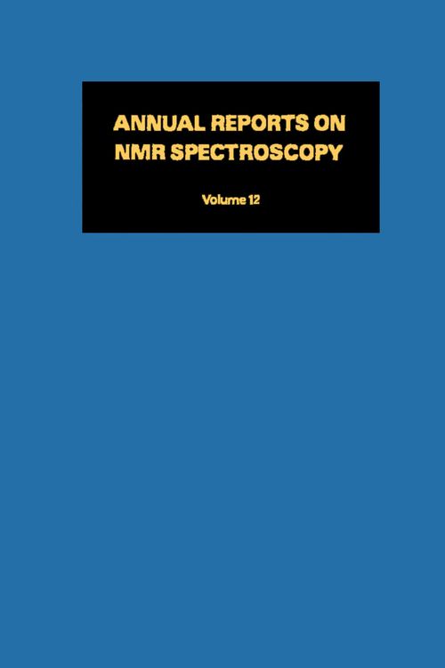 Produktbild: Annual Reports on NMR Spectroscopy