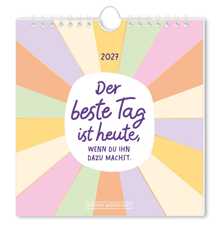 Produktbild: Postkartenkalender 2027 Der beste Tag