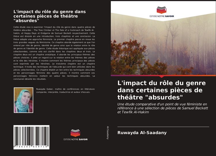 Produktbild: L'impact du r&ocirc;le du genre dans certaines pi&egrave;ces de th&eacute;&acirc;tre "absurdes"
