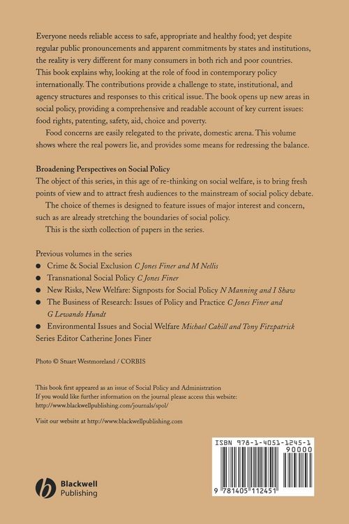 Produktbild: Welfare of Food