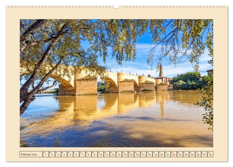 Produktbild: Zauberhaftes Saragossa (hochwertiger Premium Wandkalender 2026 DIN A2 quer), Kunstdruck in Hochglanz