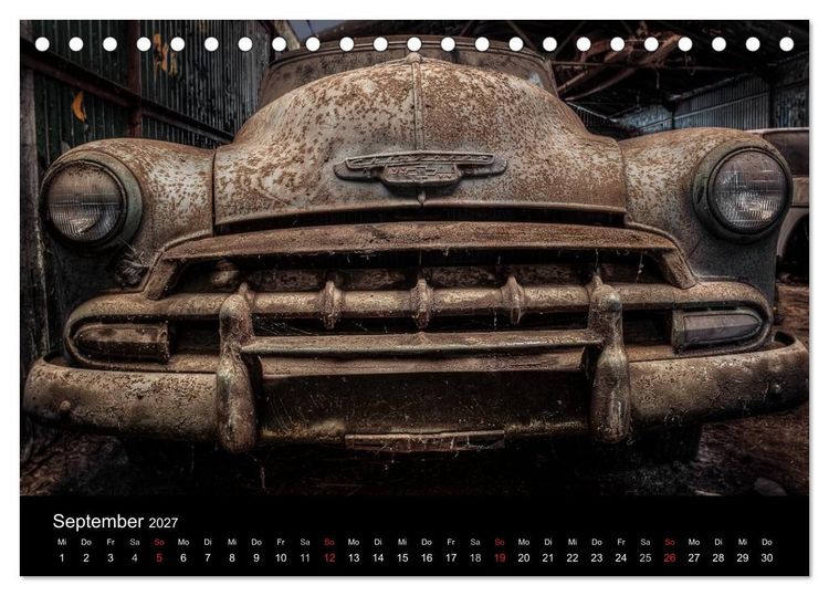 Produktbild: Faszination Oldtimer und Autolegenden (Tischkalender 2027 DIN A5 quer), CALVENDO Monatskalender