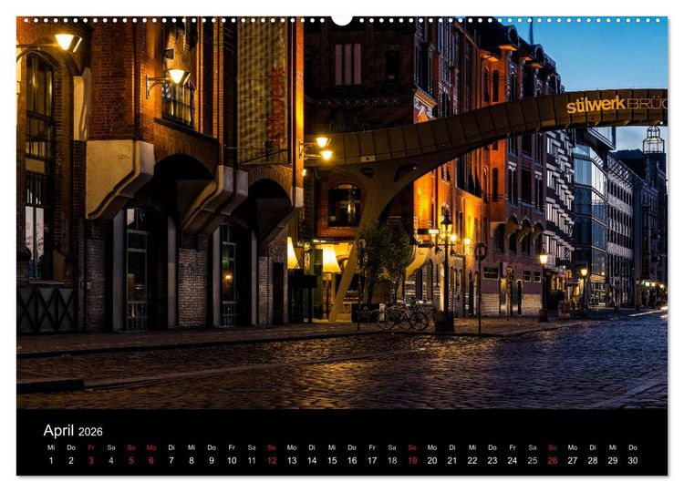Produktbild: Charmantes Hamburg (hochwertiger Premium Wandkalender 2026 DIN A2 quer), Kunstdruck in Hochglanz