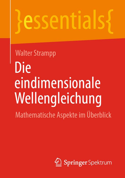 Produktbild: Die eindimensionale Wellengleichung