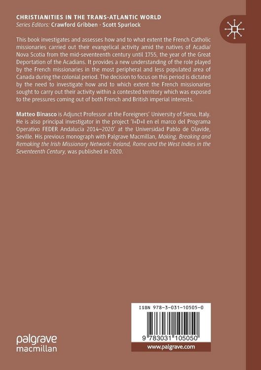 Produktbild: French Missionaries in Acadia/Nova Scotia, 1654-1755