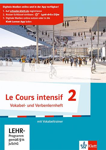 Produktbild: Le Cours intensif 2. Vokabel- und Verbenlernheft mit Vokabeltrainer. Ab 2017