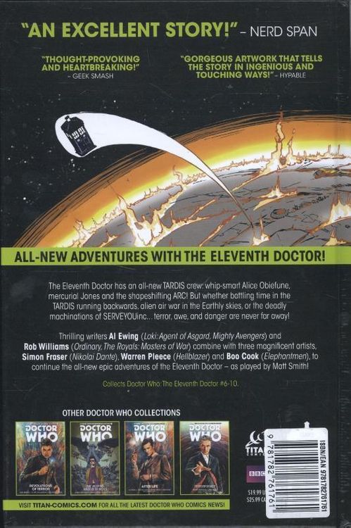 Produktbild: Ewing, A: Doctor Who: The Eleventh Doctor Vol. 2: Serve You