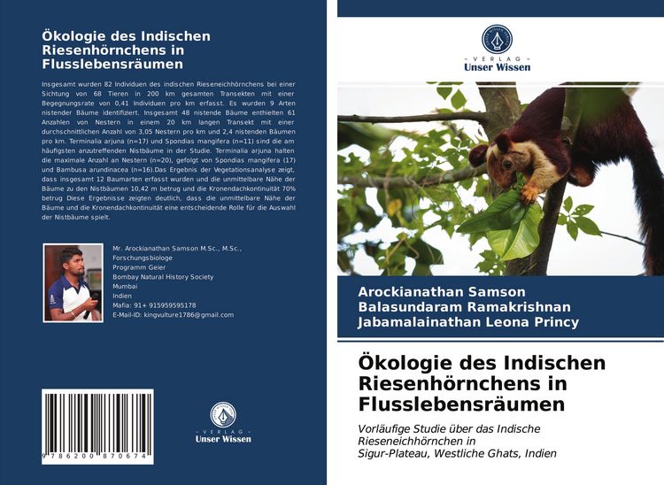Produktbild: &Ouml;kologie des Indischen Riesenh&ouml;rnchens in Flusslebensr&auml;umen
