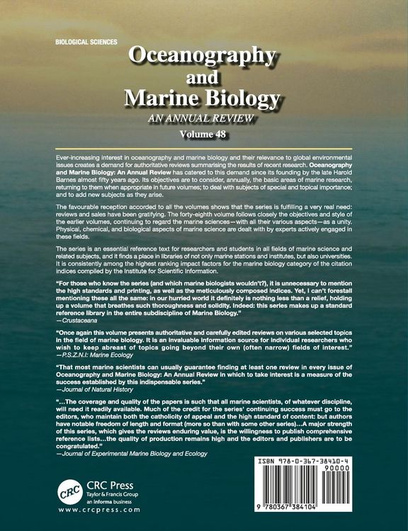 Produktbild: Oceanography and Marine Biology