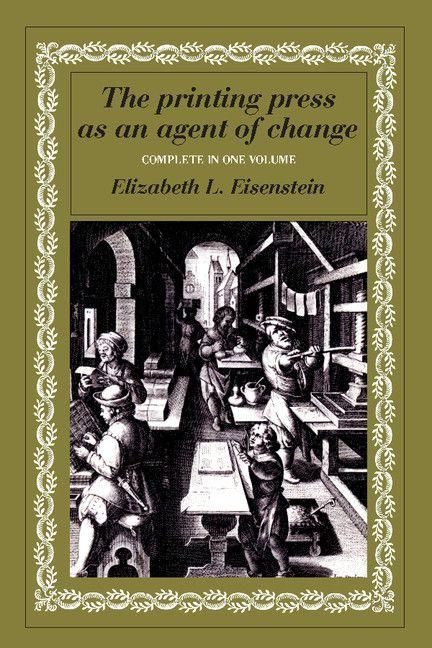 Produktbild: The Printing Press as an Agent of Change