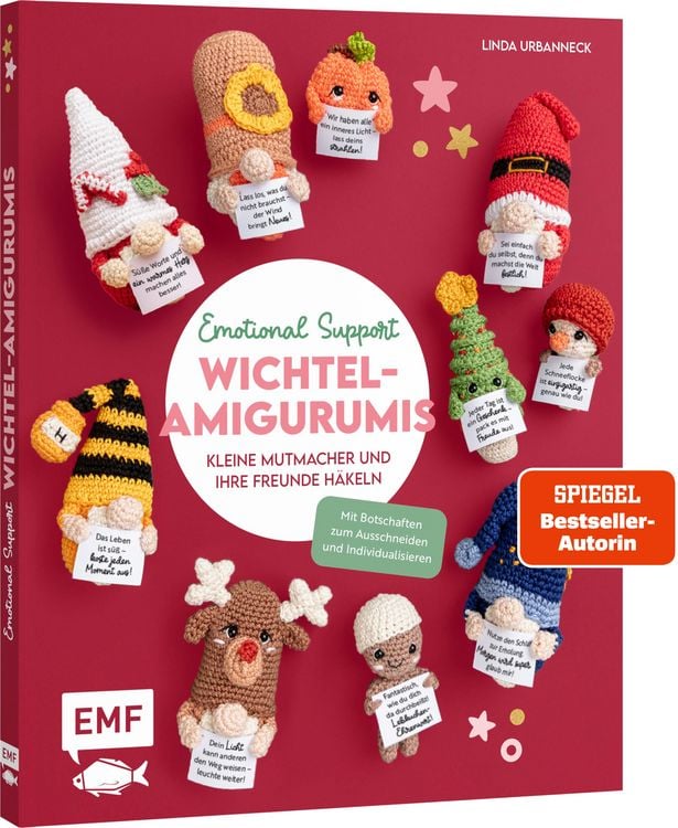 Produktbild: Emotional Support Wichtel-Amigurumis &ndash; Kleine Mutmacher und ihre Freunde h&auml;keln