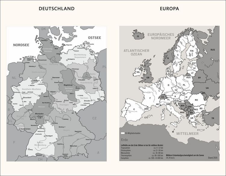 Produktbild: Kombitimer schwarz klein 2027