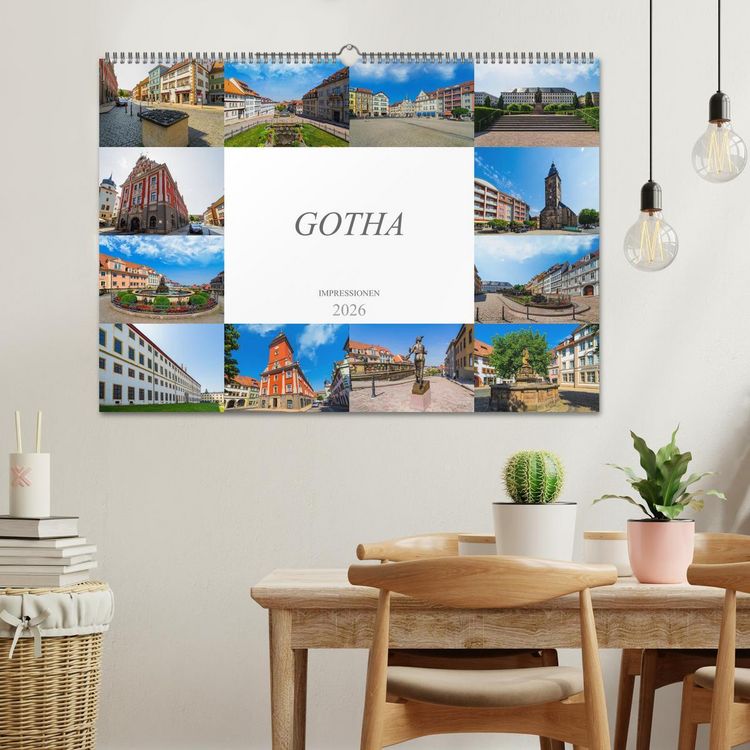 Produktbild: Gotha Impressionen (Wandkalender 2026 DIN A2 quer), CALVENDO Monatskalender