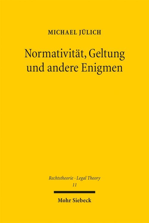 Produktbild: Normativit&auml;t, Geltung und andere Enigmen