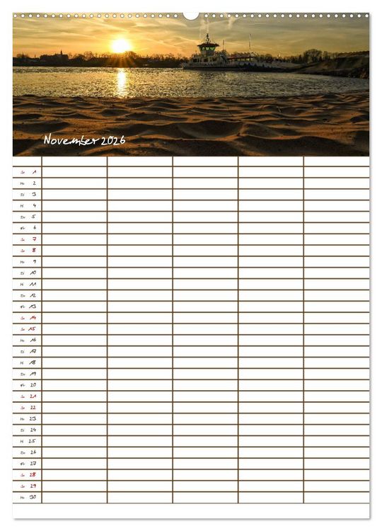 Produktbild: Rhein-Kreis Neuss - Der Familienkalender (Wandkalender 2026 DIN A2 hoch), CALVENDO Monatskalender