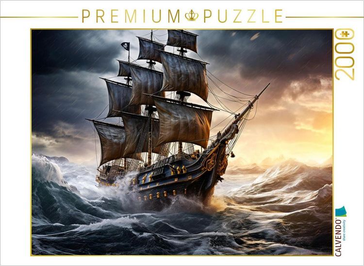 Produktbild: CALVENDO Puzzle Ein Motiv aus dem Kalender Das Piratenschiff - Willkommen in der Welt der Geister | 2000 Teile Lege-Gr&ouml;&szlig;e 90x67cm Foto-Puzzle f&uuml;r gl&uuml;ckliche Stunden