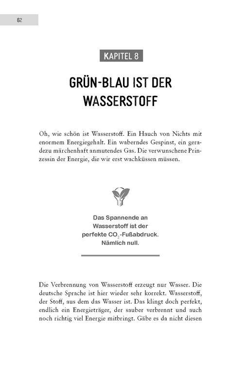 Produktbild: Grün-Blau ist der Wasserstoff