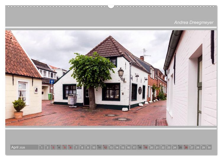 Produktbild: Greetsiel-Panorama (hochwertiger Premium Wandkalender 2026 DIN A2 quer), Kunstdruck in Hochglanz