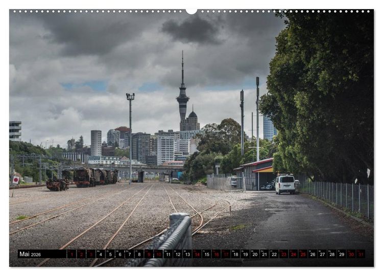Produktbild: Eisenbahn in Neuseeland (hochwertiger Premium Wandkalender 2026 DIN A2 quer), Kunstdruck in Hochglanz