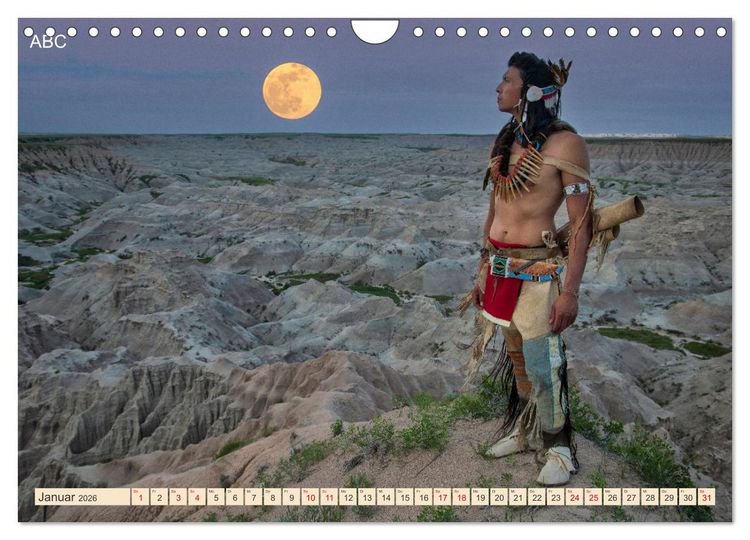 Produktbild: Sioux Im Lande von Sitting Bull (Wandkalender 2026 DIN A4 quer), CALVENDO Monatskalender