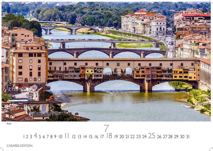 Produktbild: Florenz Kalender 2027 &ndash; Wandkalender | Fotokalender Italien 35x50cm Toskana Flair f&uuml;r Ihr Zuhause | Hochwertiger . mit 12 atemberaubenden Motiven