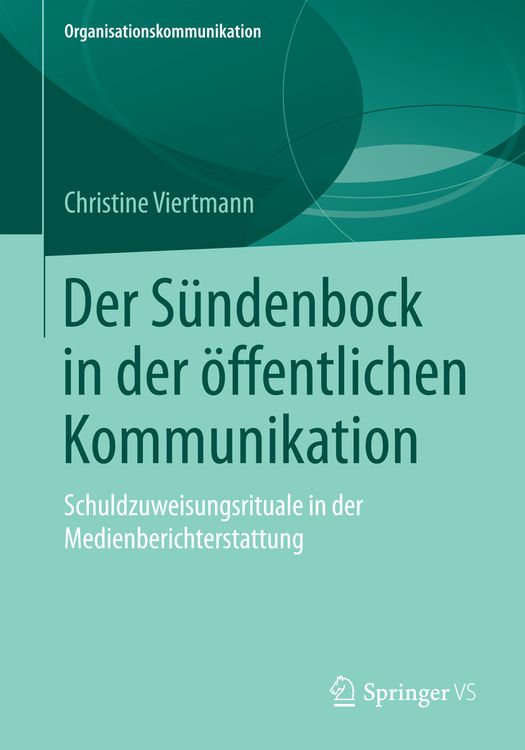 Produktbild: Der S&uuml;ndenbock in der &ouml;ffentlichen Kommunikation