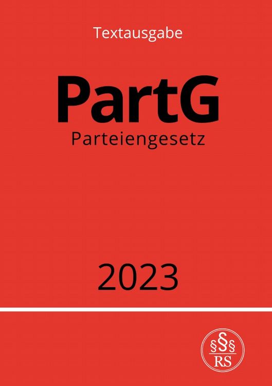 Produktbild: Parteiengesetz - PartG 2023