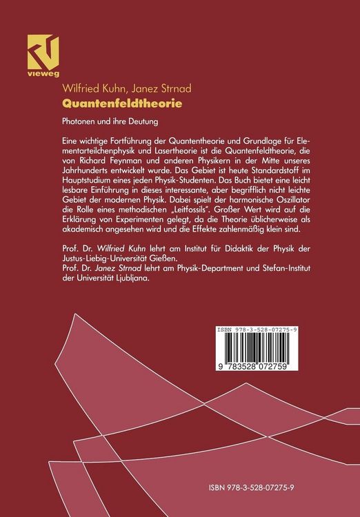 Produktbild: Quantenfeldtheorie