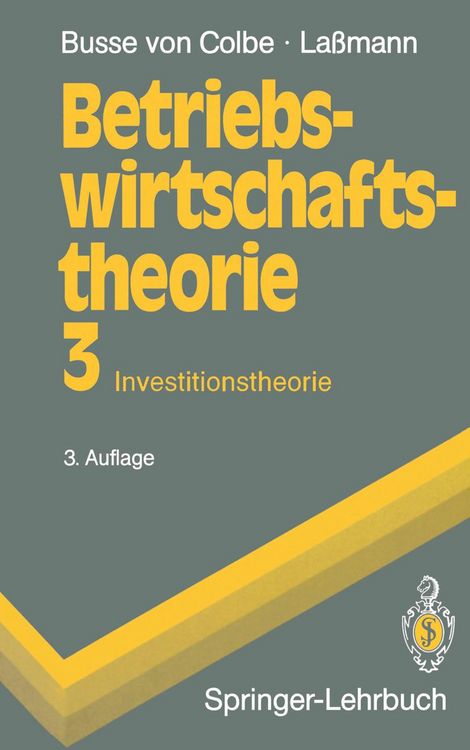 Produktbild: Betriebswirtschaftstheorie