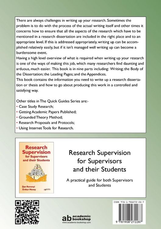 Produktbild: Writing up your Research