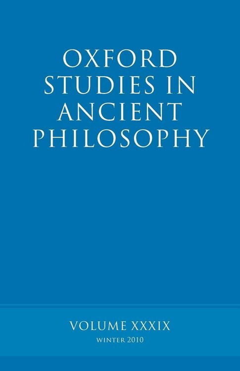 Produktbild: Oxford Studies in Ancient Philosophy Volume