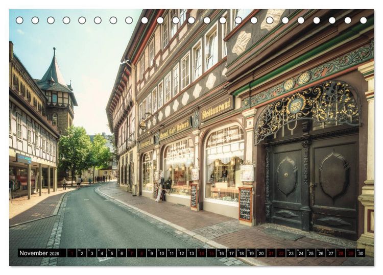 Produktbild: Weltkulturerbe Goslar (Tischkalender 2026 DIN A5 quer), CALVENDO Monatskalender