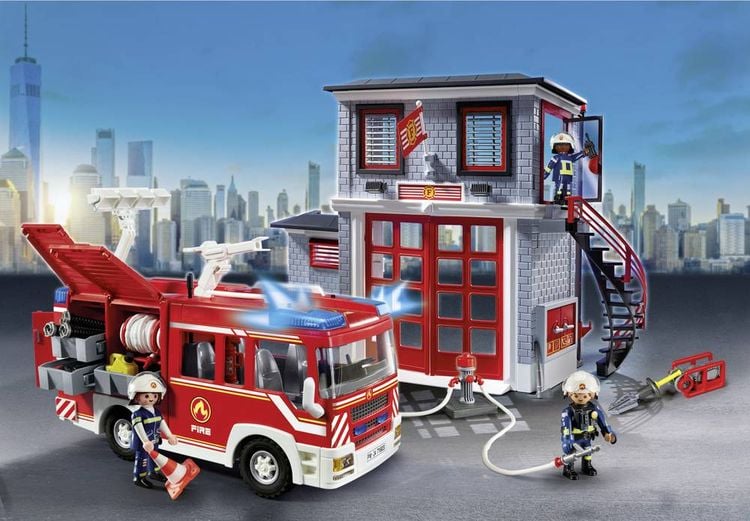 Playmobil 9052 city action fire station superset on sale