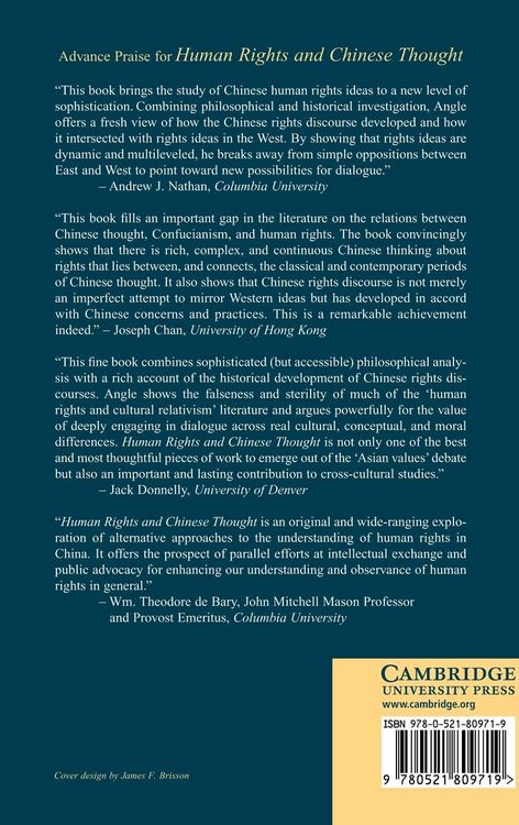 Produktbild: Human Rights in Chinese Thought