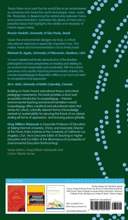 Produktbild: Freire and Environmentalism