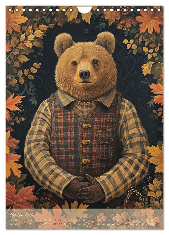 Produktbild: Teddyliebe B&auml;ren wie ich sie mag (Wandkalender 2026 DIN A4 hoch), CALVENDO Monatskalender