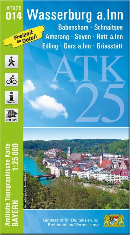 Bild vom Artikel ATK25-O14 Wasserburg a.Inn (Amtliche Topographische Karte 1:25000) vom Autor Breitband und Vermessung, Bayern Landesamt für Digitalisierung