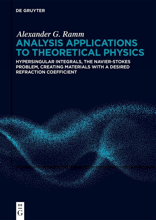 Produktbild: Analysis Applications to Theoretical Physics