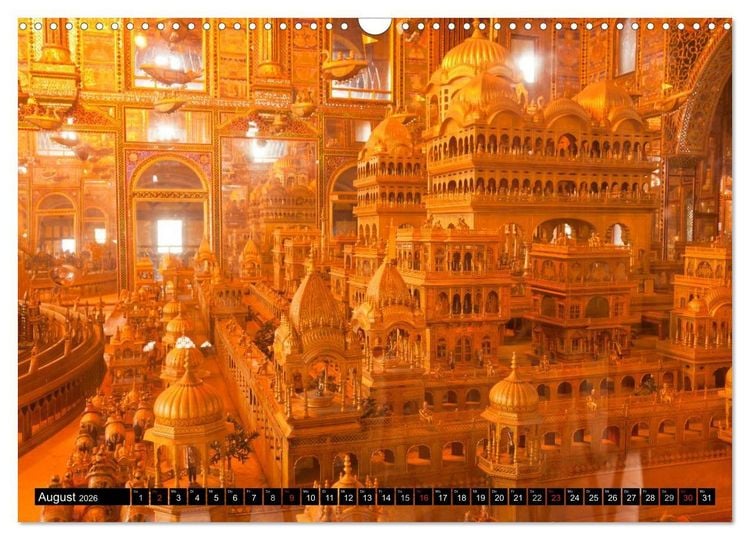 Produktbild: Indien - Rajasthan (Wandkalender 2026 DIN A3 quer), CALVENDO Monatskalender