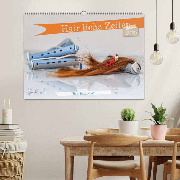 Produktbild: Hair-liche Zeiten (Wandkalender 2026 DIN A2 quer), CALVENDO Monatskalender