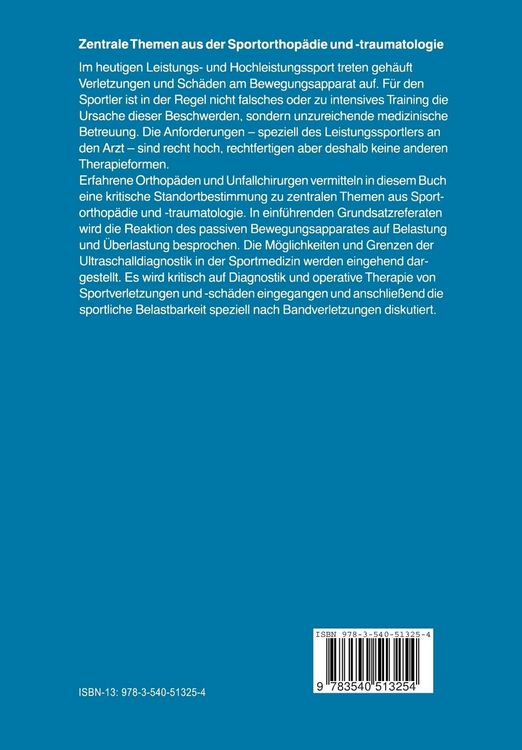 Produktbild: Zentrale Themen aus der Sportorthop&auml;die und -traumatologie