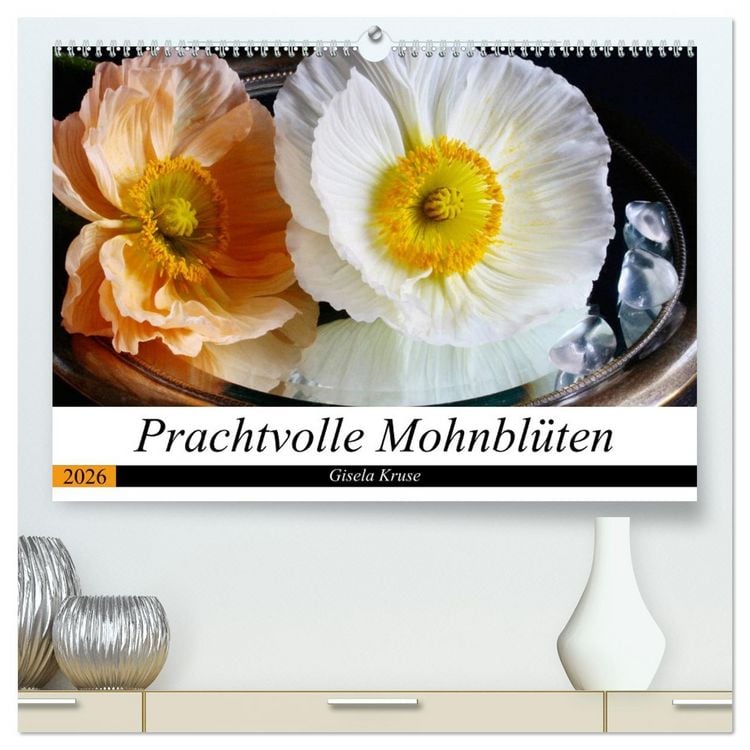 Produktbild: Prachtvolle Mohnbl&uuml;ten (hochwertiger Premium Wandkalender 2026 DIN A2 quer), Kunstdruck in Hochglanz