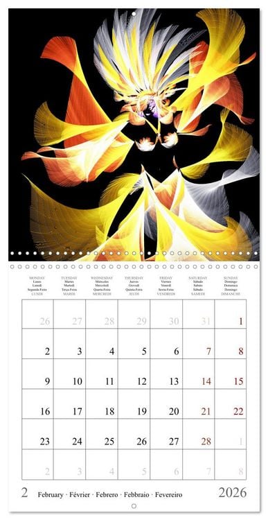 Produktbild: Digital fantasy (Wall Calendar 2026 12 &times; 12 Inch) CALVENDO 12 Month Wall Calendar