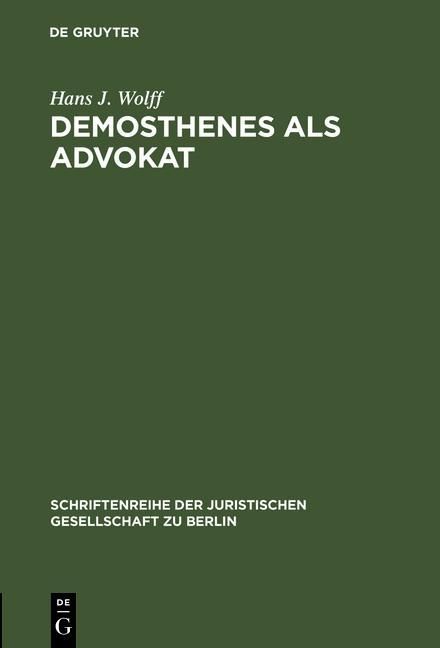 Produktbild: Demosthenes als Advokat