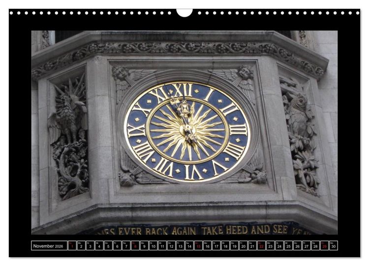 Produktbild: Zeit-Anzeige (Wandkalender 2026 DIN A3 quer), CALVENDO Monatskalender