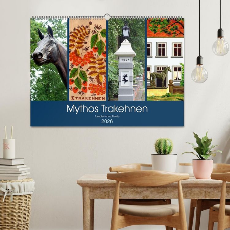 Produktbild: Mythos Trakehnen - Paradies ohne Pferde (Wandkalender 2026 DIN A2 quer), CALVENDO Monatskalender