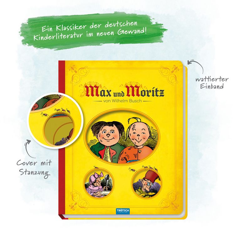 Produktbild: Trötsch Kinderbuch Max und Moritz