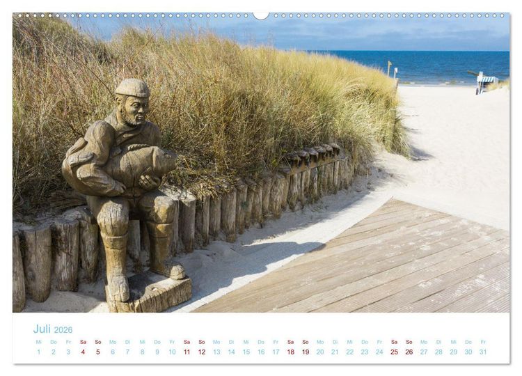 Produktbild: Unterwegs auf Usedom (hochwertiger Premium Wandkalender 2026 DIN A2 quer), Kunstdruck in Hochglanz