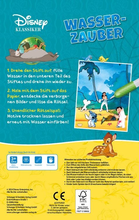 Produktbild: Disney Klassiker Wasserzauber - einfach mit Wasser malen